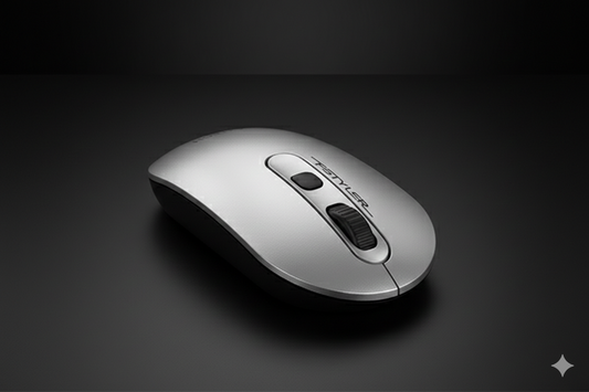 A4Tech FB20S Dual Mode Wireless Mouse | Bluetooth + 2.4GHz, Silent Click, Multi-Device