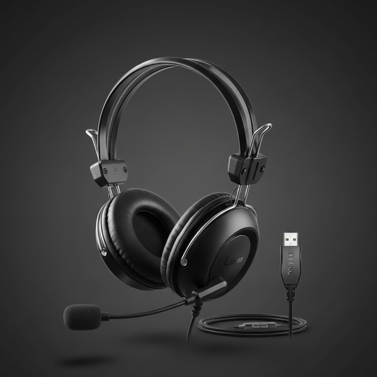 A4Tech HU-35 Headphones - ComfortFit Stereo USB Headset (HEADPHONE)